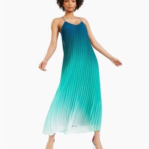 Bar III Blue and Green Gradient Maxi Dress